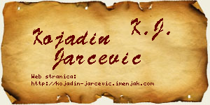 Kojadin Jarčević vizit kartica